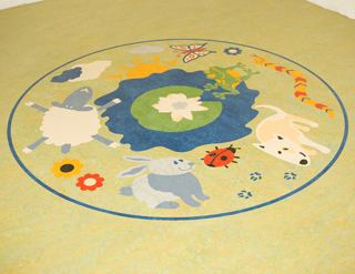 Incruster un grand motif dans un sol linéoléum (page 2)